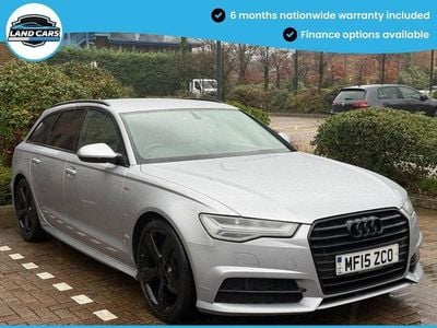 Silver Used 2015 Audi A6 Black Edition Estate | £12,990 (Fair price)