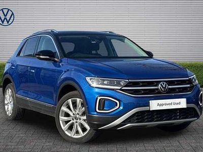 Used VW T-Roc Style 150 HP (110 kW) 2024 Blue SUV