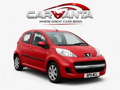 Used Peugeot 107 68 HP (50 kW) 2011 Red Hatchback