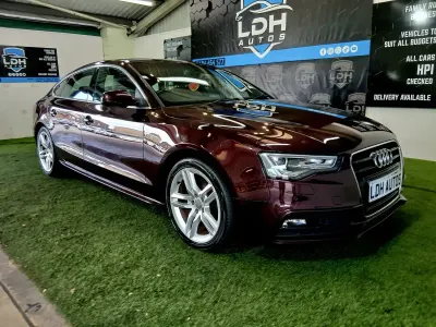 Used Audi A5 S-Line 2015 Red Coupe