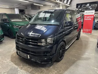 Used VW T6 Highline 140 HP (102 kW) 2016 Blue Van
