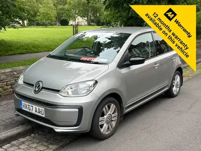 Used VW up! Beats 60 HP (44 kW) 2017 Silver Hatchback