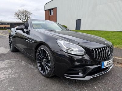 Used Mercedes SLC180 AMG line 2017 Black Cabriolet