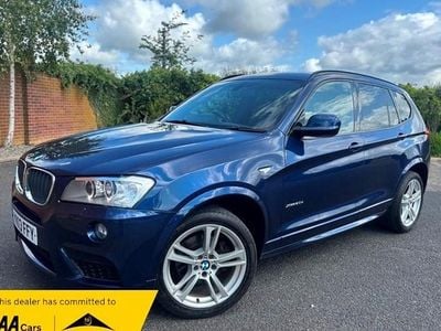 Begagnad BMW X3 M Sport 181 HK (133 kW) 2013 Blå SUV