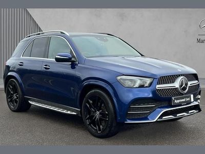 Blue Used 2022 Mercedes GLE350 AMG line SUV | £42,480 (Fair price)