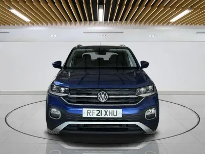 Used VW T-Cross SEL 110 HP (80 kW) 2021 Blue SUV