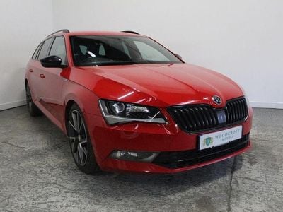 Used Skoda Superb SportLine 190 HP (139 kW) 2016 Red Estate