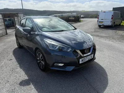 Usado Nissan Micra N-Connecta 90 HP (66 kW) 2017 Cinzento Citadino