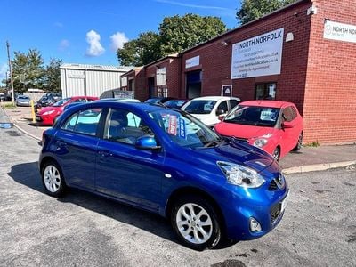 Blue Used 2016 Nissan Micra Acenta Hatchback | £3,999 (Fair price)