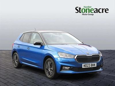Used Skoda Fabia Colour Edition 95 HP (69 kW) 2023 Blue Hatchback