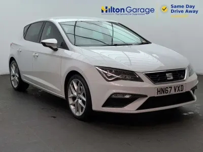 Used Seat Leon FR 125 HP (91 kW) 2018 White Hatchback