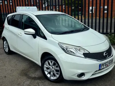 Used Nissan Note Acenta Premium 90 HP (66 kW) 2014 White Hatchback