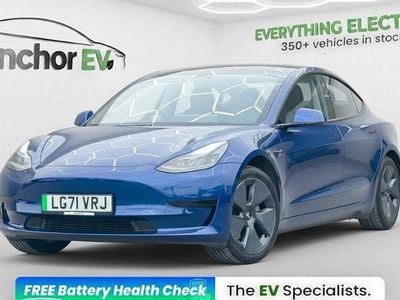 Used Tesla Model 3 Standard Range 366 kW (498 HP) 2021 Blue Sedan