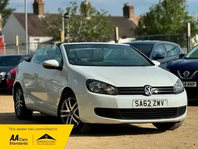 Used VW Golf Cabriolet S 2012 White Cabriolet