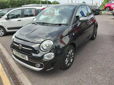 Used Fiat 500 S 69 HP (50 kW) 2019 Black Hatchback