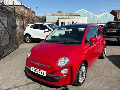 Used Fiat 500 Lounge 69 HP (50 kW) 2013 Red Hatchback