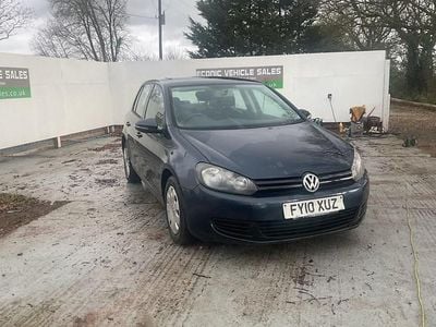 Used VW Golf VI S 105 HP (77 kW) 2010 Blue Hatchback