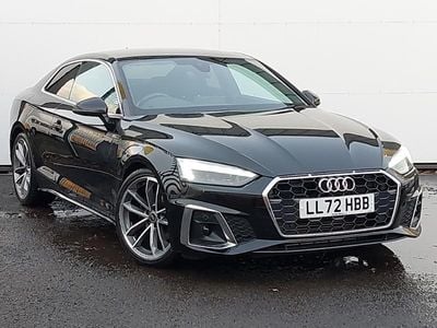 Used Audi A5 S-Line 150 HP (110 kW) 2022 Black Coupe