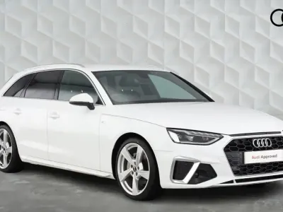 Used Audi A4 S-Line 200 HP (147 kW) 2024 White Estate