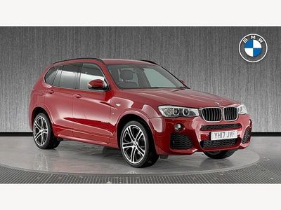Red Used 2017 BMW X3 M Sport SUV | £18,499 (A bit pricey)