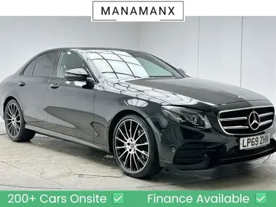 Used Mercedes E220 AMG line 2020 Black Sedan