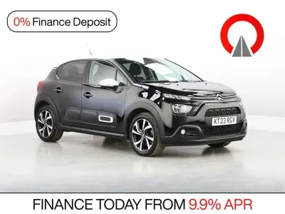 Begagnad Citroën C3 PureTech 110 HK (80 kW) 2023 Svart Halvkombi