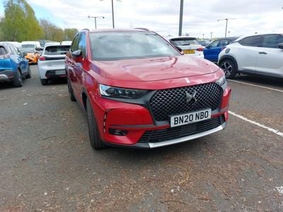 Used DS Automobiles DS7 Crossback Performance 131 HP (96 kW) 2020 Red SUV