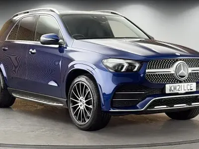 Used Mercedes GLE300 AMG line 245 HP (180 kW) 2020 Brilliant blue SUV