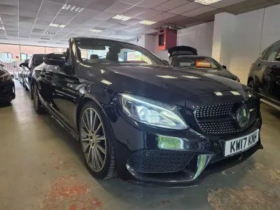 Used Mercedes C250 AMG Line Premium Plus 2017 Black Cabriolet