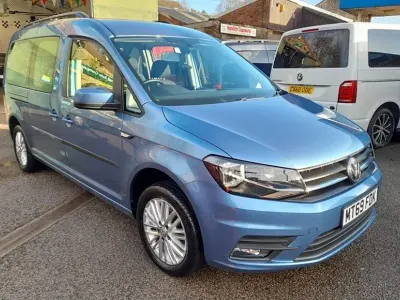 Begagnad VW Caddy Maxi Life 122 HK (89 kW) 2020 Blå Minibuss