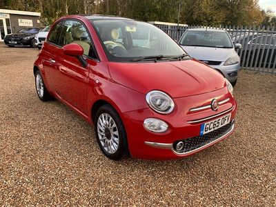 Used Fiat 500 Lounge 69 HP (50 kW) 2016 Red Hatchback
