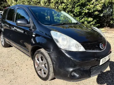 Używany Nissan Note N-TEC 90 KM (66 kW) 2011 Czarny Hatchback