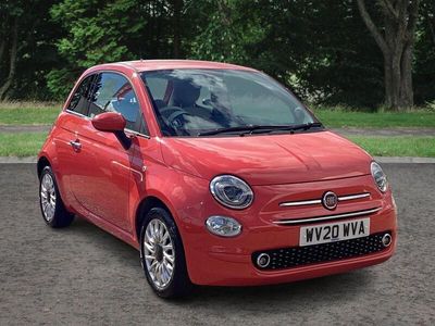 used Fiat 500 1.2 LOUNGE EURO 6 (S/S) 3DR PETROL FROM 2020 FROM NORWICH (NR3 2AZ) | SPOTICAR