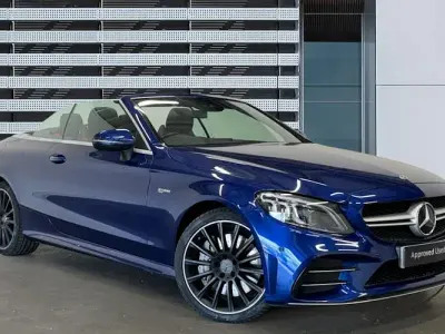 Begagnad Mercedes C43 AMG Premium 390 HK (286 kW) 2020 Blå Cab