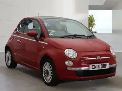 Used Fiat 500 Lounge 69 HP (50 kW) 2014 Red Hatchback