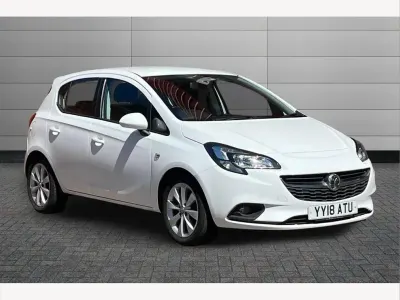 Used Vauxhall Corsa 75 HP (55 kW) 2018 Summit white Hatchback