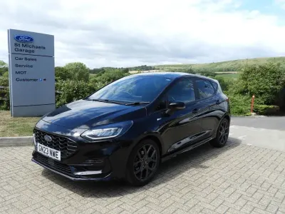 Used Ford Fiesta ST-Line 125 HP (91 kW) 2023 Agate black (premium colour) Hatchback