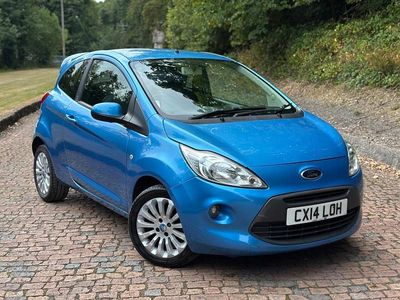 Used Ford Ka Zetec 69 HP (50 kW) 2014 Blue Hatchback