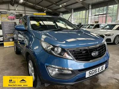 Used Kia Sportage 116 HP (85 kW) 2015 Blue SUV