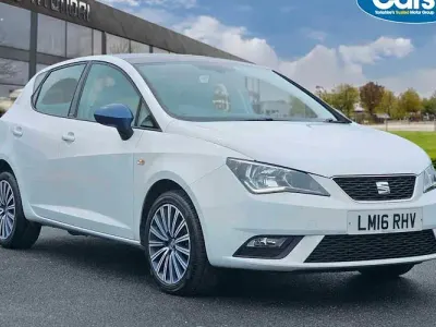 Used Seat Ibiza CONNECT 90 HP (66 kW) 2016 White Hatchback