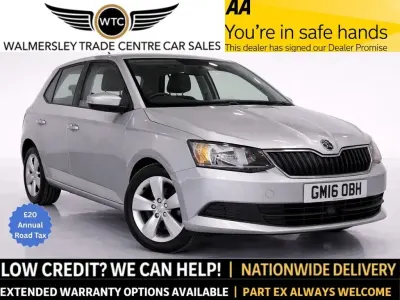 Used Skoda Fabia SE 90 HP (66 kW) 2016 Silver Hatchback