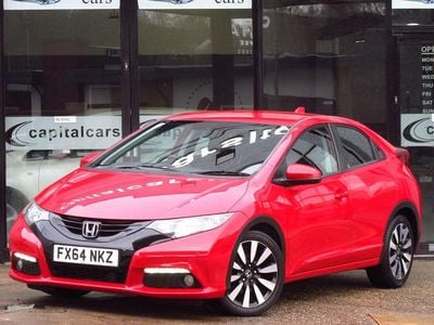 Red Used 2014 Honda Civic SE Plus Hatchback | £4,889 (Fair price)
