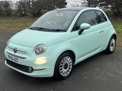 Used Fiat 500 Lounge 69 HP (50 kW) 2016 Green Hatchback