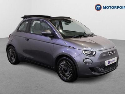 Grey Used 2022 Fiat 500e Icon Cabriolet | £15,299 (Fair price)
