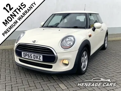 Begagnad Mini Cooper Hatch 2015 Vit Halvkombi
