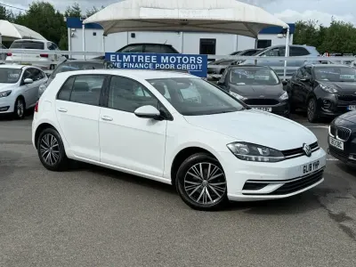 Used VW Golf VII Edition 125 HP (91 kW) 2018 White Hatchback