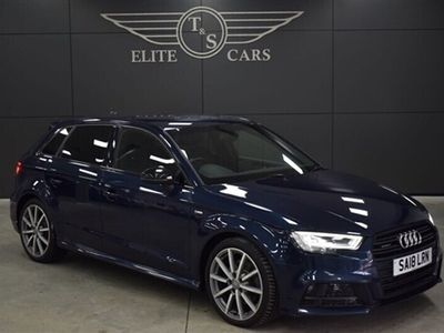 used Audi A3 Sportback (2018/18)Black Edition 2.0 TDI 184PS Quattro S Tronic auto (06/17 on) 5d