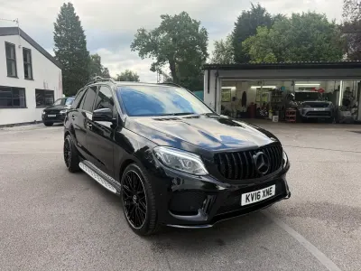 Used Mercedes GLE350 AMG line 2016 Black SUV