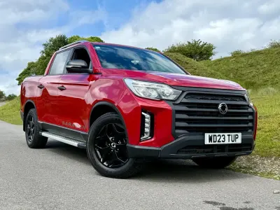Used SsangYong Musso 187 HP (137 kW) 2023 Red Pickup