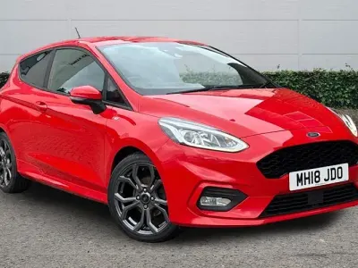 Used Ford Fiesta ST-Line 125 HP (91 kW) 2018 Red Hatchback